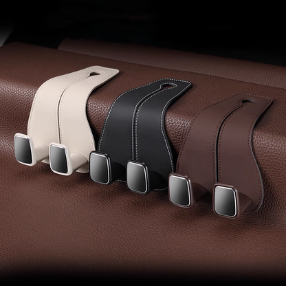 LUXHOOK Premium Car Seat Hook  – Customizable Logo & Space-Saving Design