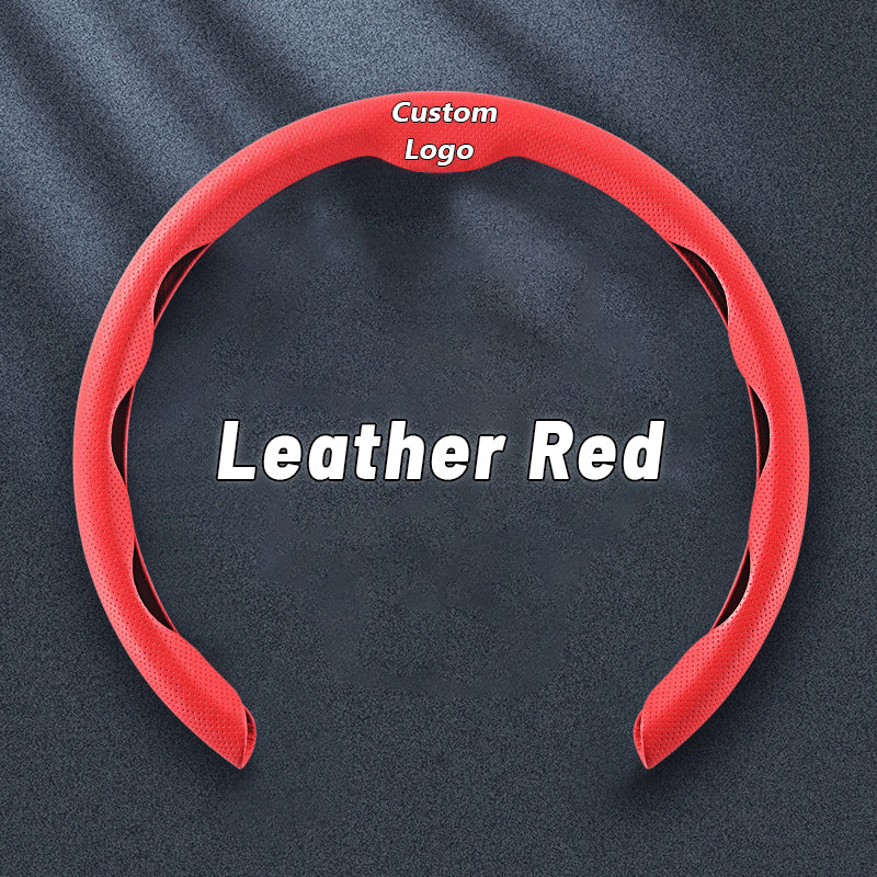 CarbonDriv Ultra-Slim Segmented Steering Wheel Cover Grid