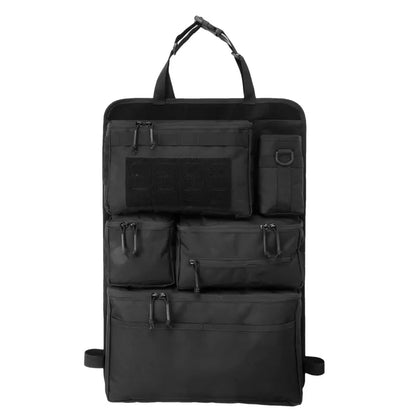Multi-Pocket Car Seat Back Organizer Storage Bag with Tissue Holder