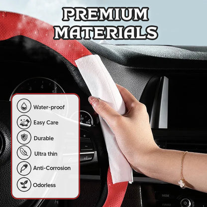 CarbonDriv Ultra-Slim Segmented Steering Wheel Cover Grid
