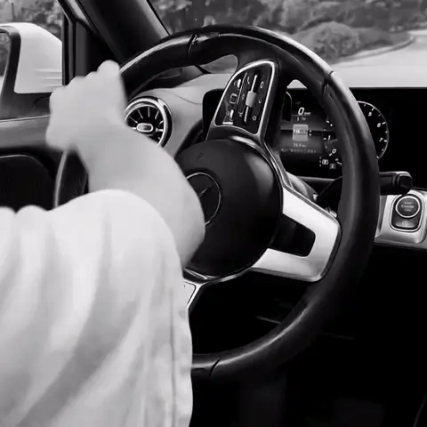 CarbonDriv Ultra-Slim Segmented Steering Wheel Cover Grid