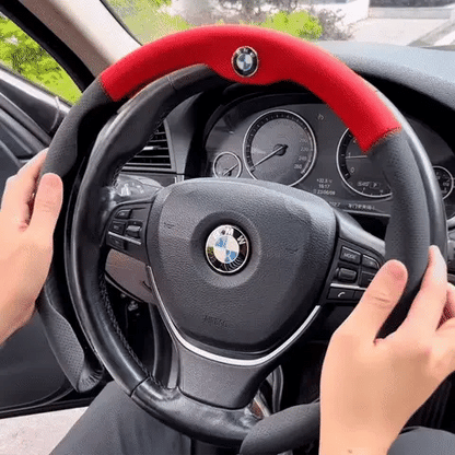 CarbonDriv Ultra-Slim Segmented Steering Wheel Cover Grid