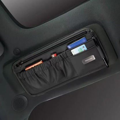 DriveSync · Multi-Functional Sun Visor Organizer