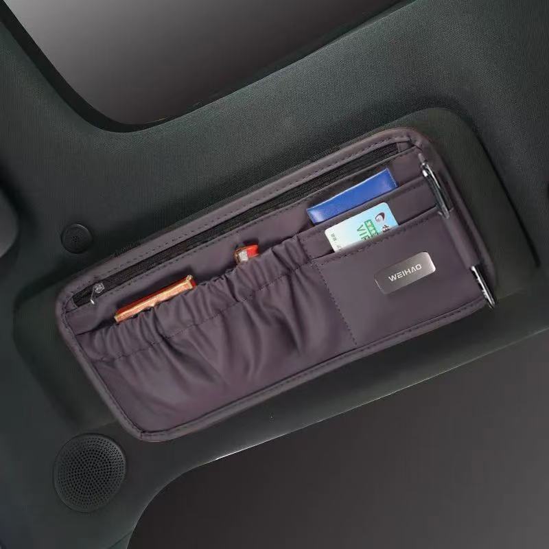 DriveSync · Multi-Functional Sun Visor Organizer