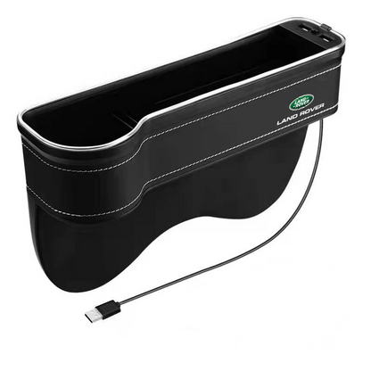 Multifunction Car Gap Storage Box – LED Light & USB Charging