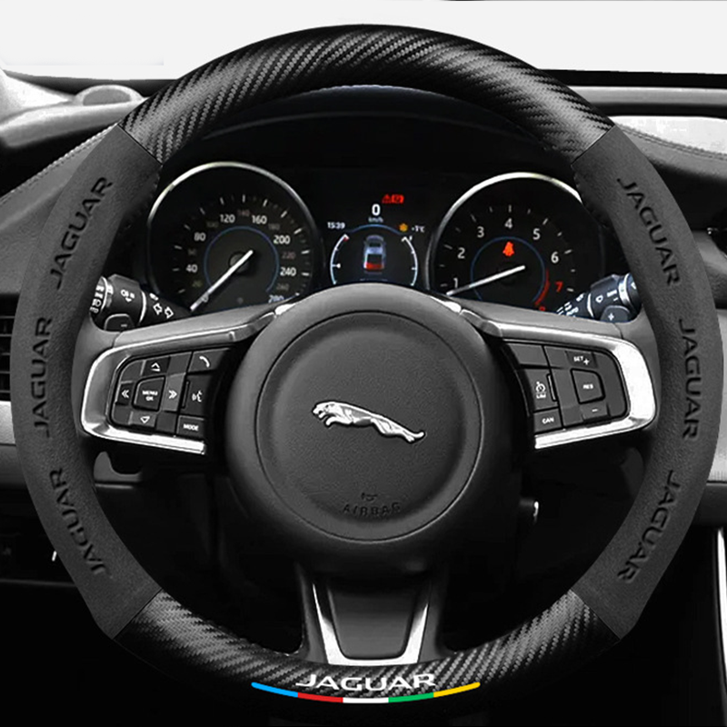 CarbonSuede™ Ultra-Slim Steering Wheel Cover — Racing-Grade Suede & Carbon Hybrid