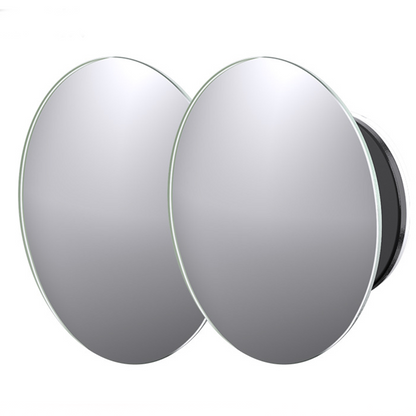 OmniView™ Frameless Blind Spot Mirror — 360° Adjustable HD Wide-Angle Auxiliary Convex Lens