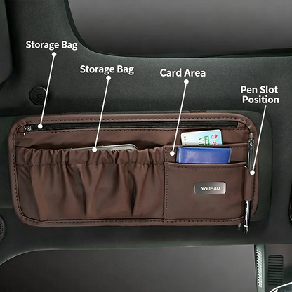 DriveSync · Multi-Functional Sun Visor Organizer