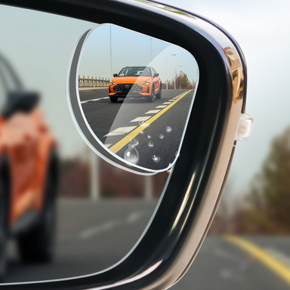 OmniView™ Frameless Blind Spot Mirror — 360° Adjustable HD Wide-Angle Auxiliary Convex Lens