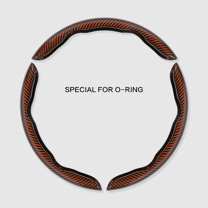 Universal Laser Carbon Fiber Pattern Steering Wheel Cover - Ultra-Thin, Non-Slip, Sweat-Resistant, Comfortable Grip