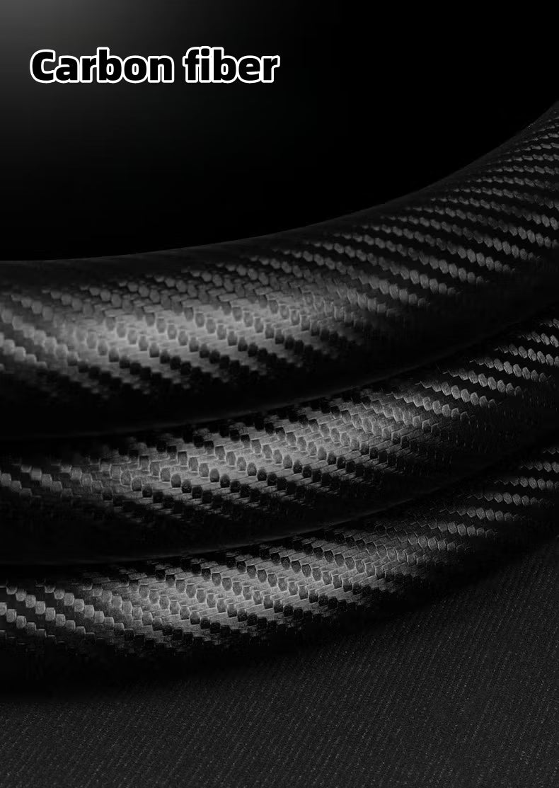 CarbonSuede™ Ultra-Slim Steering Wheel Cover — Racing-Grade Suede & Carbon Hybrid