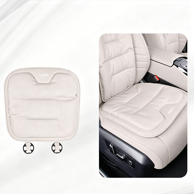 NappaGlide Luxury Car Seat Cushion — Four-Seasons Breathable Non-Slip Pad for Premium Interior Aesthetics