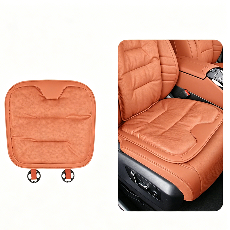 NappaGlide Luxury Car Seat Cushion — Four-Seasons Breathable Non-Slip Pad for Premium Interior Aesthetics