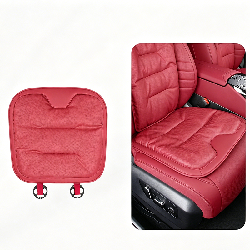 NappaGlide Luxury Car Seat Cushion — Four-Seasons Breathable Non-Slip Pad for Premium Interior Aesthetics