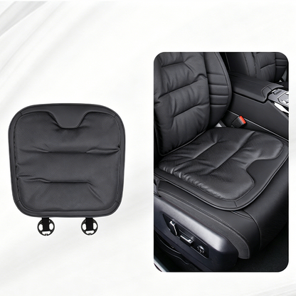 NappaGlide Luxury Car Seat Cushion — Four-Seasons Breathable Non-Slip Pad for Premium Interior Aesthetics