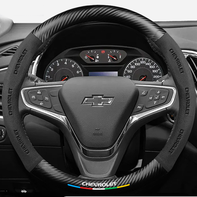 CarbonSuede™ Ultra-Slim Steering Wheel Cover — Racing-Grade Suede & Carbon Hybrid