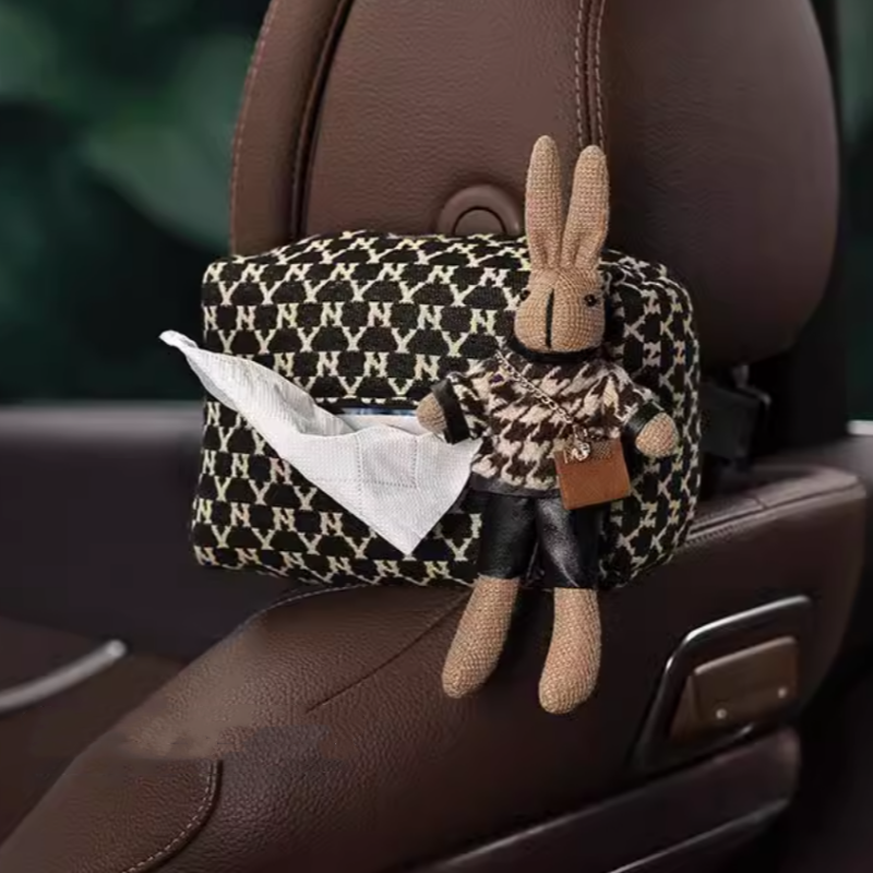 Cute Bunny Car Tissue Holder