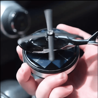 JetAroma Car Freshener – Solar-Powered Spinning Fragrance Plane