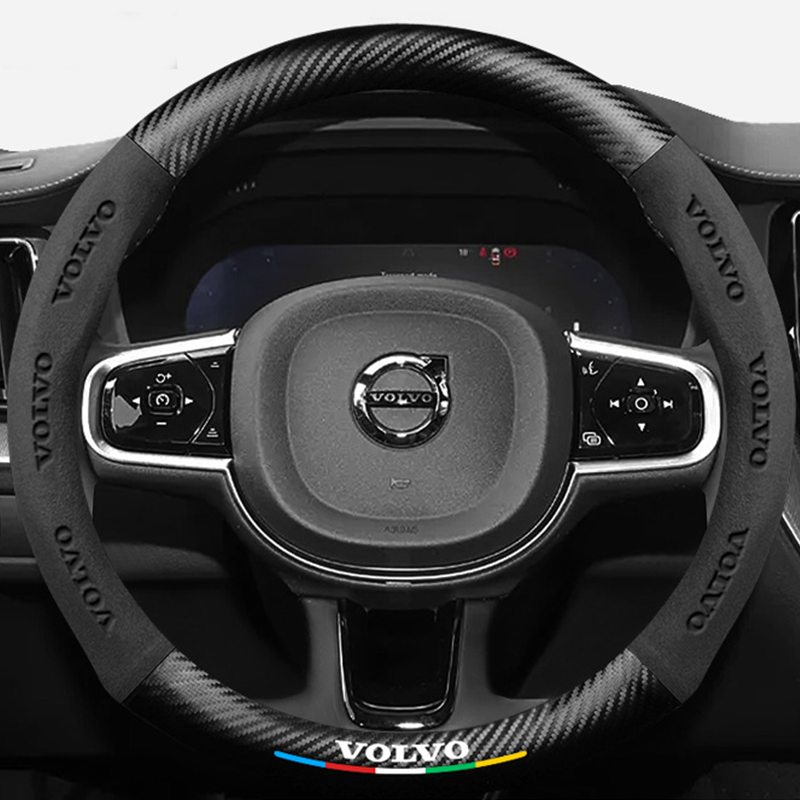 CarbonSuede™ Ultra-Slim Steering Wheel Cover — Racing-Grade Suede & Carbon Hybrid