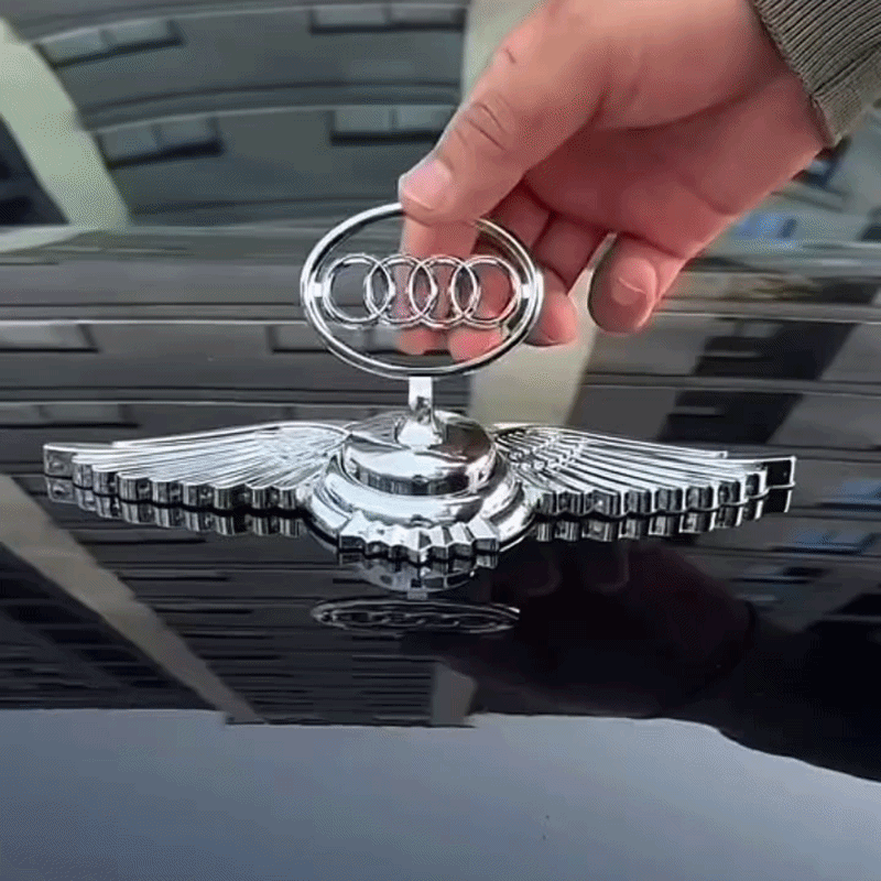 Universal Flying Wings 3D Hood Ornament Metal Car Front Emblem