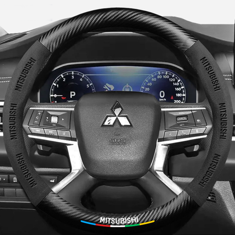 CarbonSuede™ Ultra-Slim Steering Wheel Cover — Racing-Grade Suede & Carbon Hybrid