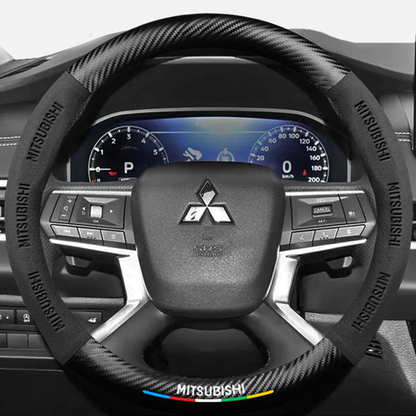CarbonSuede™ Ultra-Slim Steering Wheel Cover — Racing-Grade Suede & Carbon Hybrid