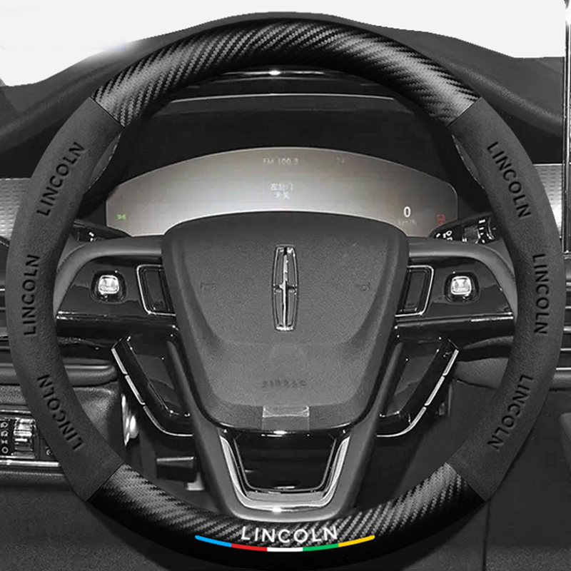 CarbonSuede™ Ultra-Slim Steering Wheel Cover — Racing-Grade Suede & Carbon Hybrid