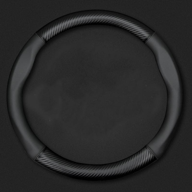 CarbonSuede™ Ultra-Slim Steering Wheel Cover — Racing-Grade Suede & Carbon Hybrid