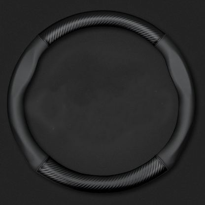 CarbonSuede™ Ultra-Slim Steering Wheel Cover — Racing-Grade Suede & Carbon Hybrid