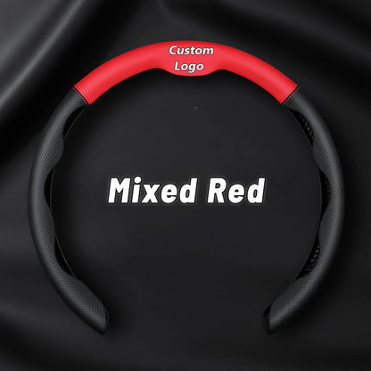 CarbonDriv Ultra-Slim Segmented Steering Wheel Cover Grid