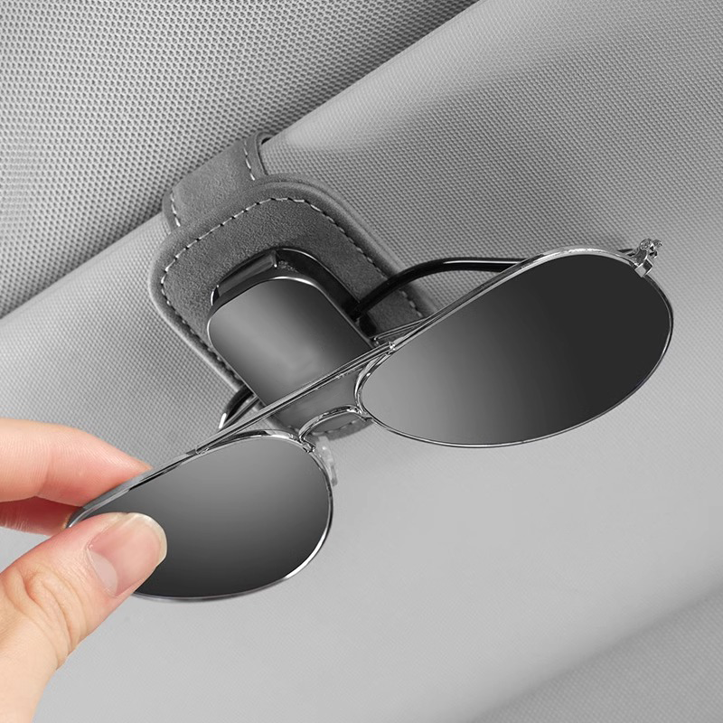 Leather Sunglasses Holder for Car