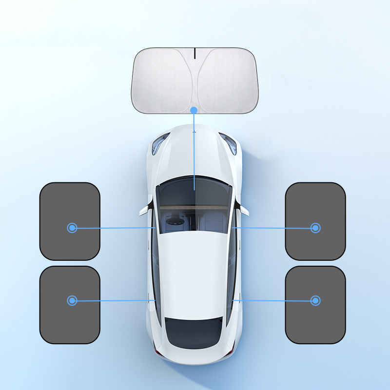 Foldable Car Heat Insulation Sunshade - Nano Technology Blocks UV Rays and Glare