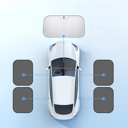 Foldable Car Heat Insulation Sunshade - Nano Technology Blocks UV Rays and Glare