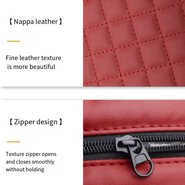 Multifunctional Leather Car Armrest Pad – Holds Phone and Tissues