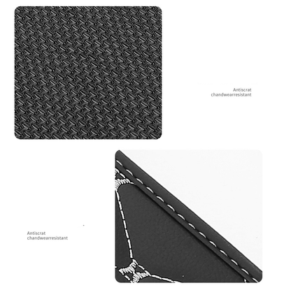 Car Backseat Kick Mat – Protects Seat Back from Dirt and Damage (Customizable with Car Logo)