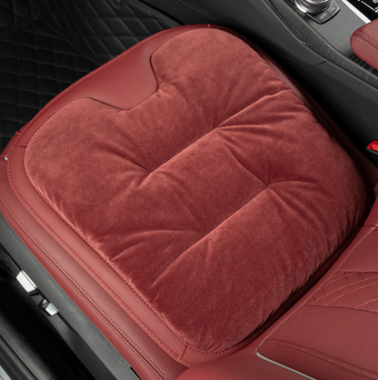 Luxury Flannel Soft Car Seat Cushion - Non-Slip, Easy-to-Clean Design