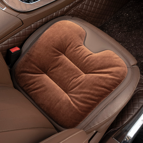 Luxury Flannel Soft Car Seat Cushion - Non-Slip, Easy-to-Clean Design