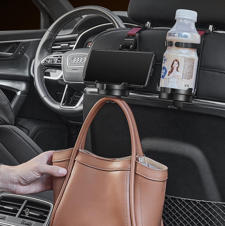 Multifunctional Car Hook - Cup Holder & Heavy-Duty Support