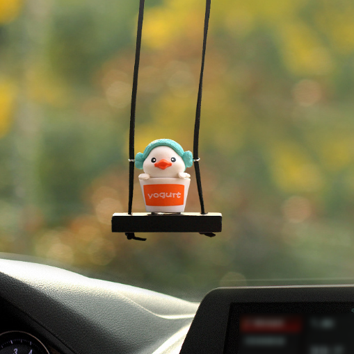 Chic Cartoon Car Pendant – Adorable & Stylish Decor