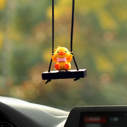 Chic Cartoon Car Pendant – Adorable & Stylish Decor