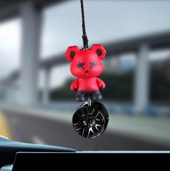 Chic Cartoon Car Pendant – Adorable & Stylish Decor