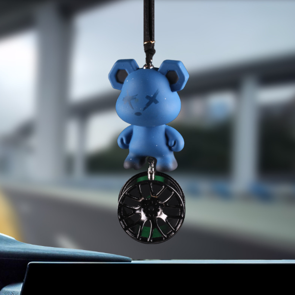 Chic Cartoon Car Pendant – Adorable & Stylish Decor