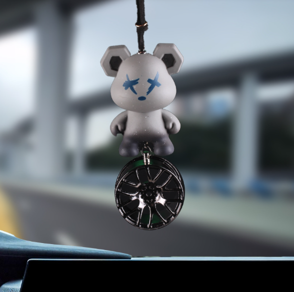 Chic Cartoon Car Pendant – Adorable & Stylish Decor