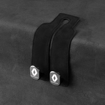 Pure Black, Red & Tan Versions - Car Seat Back Storage Hook - Double Hook Holder for Convenient Storage