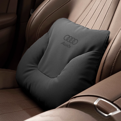 Velora Leather Car Pillow – Breathable Comfort & Custom Logo Ready