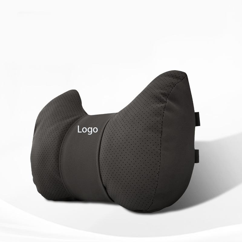 Velora Leather Car Pillow – Breathable Comfort & Custom Logo Ready