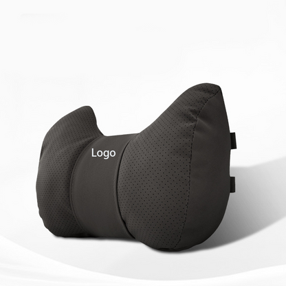 Velora Leather Car Pillow – Breathable Comfort & Custom Logo Ready