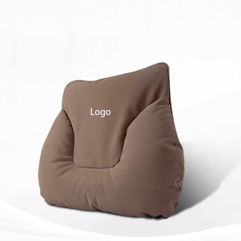 Velora Leather Car Pillow – Breathable Comfort & Custom Logo Ready