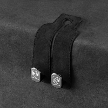 Pure Black, Red & Tan Versions - Car Seat Back Storage Hook - Double Hook Holder for Convenient Storage