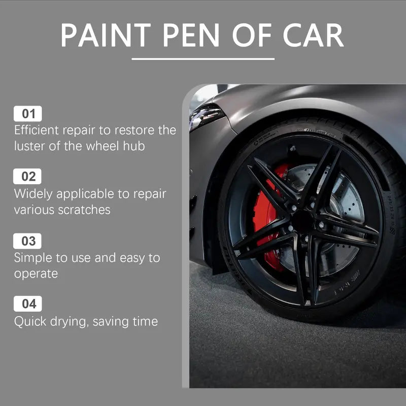 RayHong Car Wheel Rim Scratch Repair Touch Up Pen Set